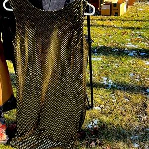 Flashy, mid length night club dress, purchased in Istanbul